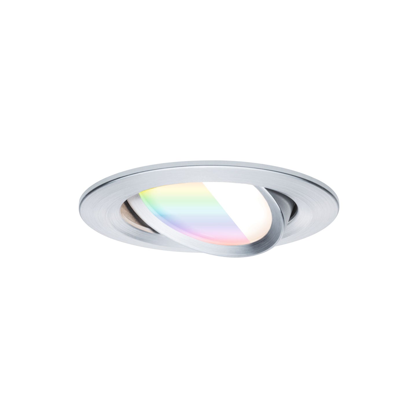 Paulmann LED Einbauleuchte Nova Coin  rund 84mm 50° RGBW+ 3x6W 3x500lm 230V Alu gedreht Aluminium