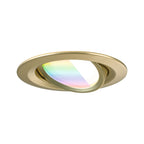 Paulmann LED Einbauleuchte Nova Coin  rund 84mm 50° RGBW+ 3x6W 3x500lm 230V Gold matt Aluminium