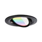 Paulmann LED Einbauleuchte Nova Coin  rund 84mm 50° RGBW+ 3x6W 3x500lm 230V Schwarz matt Aluminium