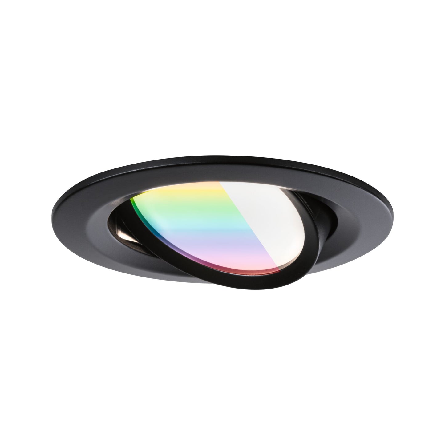 Paulmann LED Einbauleuchte Nova Coin  rund 84mm 50° RGBW+ 3x6W 3x500lm 230V Schwarz matt Aluminium