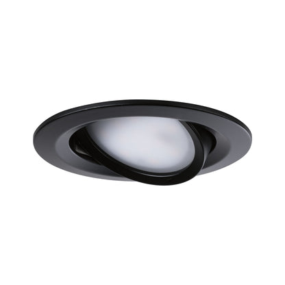 Paulmann LED Einbauleuchte Nova Coin  rund 84mm 50° RGBW+ 3x6W 3x500lm 230V Schwarz matt Aluminium
