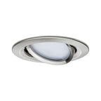 Paulmann LED Einbauleuchte Nova Coin  rund 84mm 50° RGBW+ 6W 500lm 230V Eisen gebürstet Aluminium