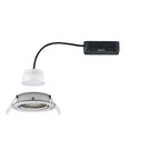 Paulmann LED Einbauleuchte Nova Coin  rund 84mm 50° RGBW+ 6W 500lm 230V Eisen gebürstet Aluminium