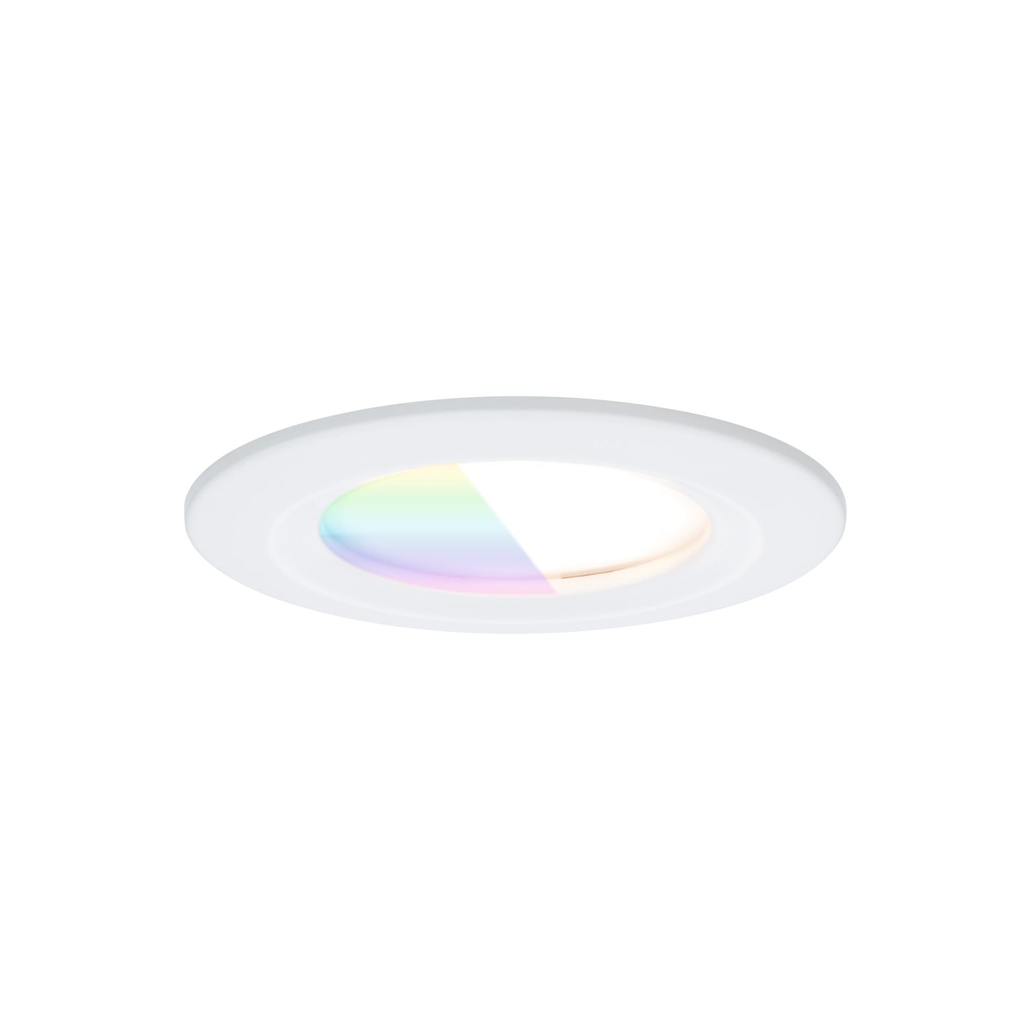 Paulmann LED Einbauleuchte Nova Coin IP44 rund 78mm  RGBW+ 3x6W 3x500lm 230V Weiß matt Aluminium