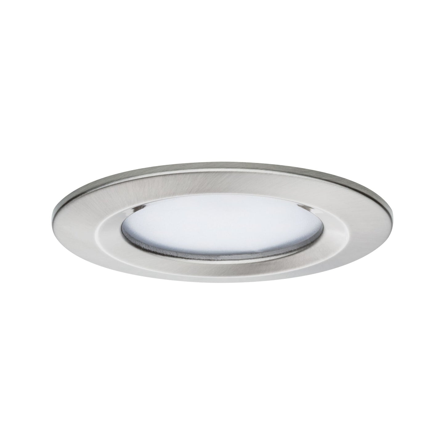 Paulmann LED Einbauleuchte Nova Coin IP44 rund 78mm  RGBW+ 3x6W 3x500lm 230V Eisen gebürstet Aluminium