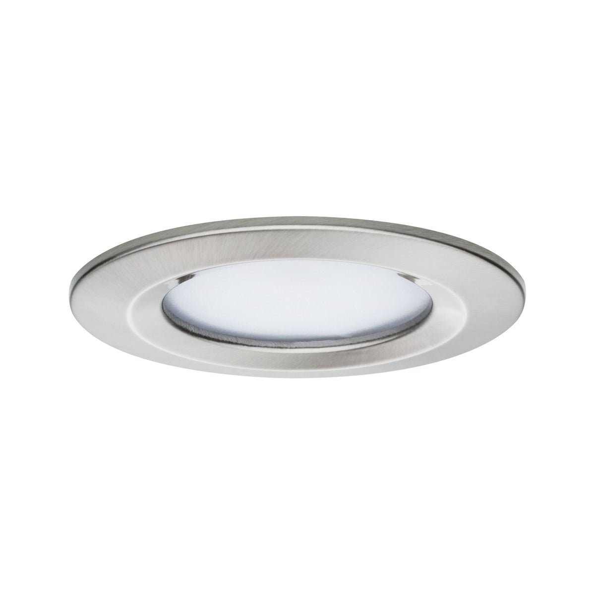 Paulmann LED Einbauleuchte Nova Coin IP44 rund 78mm  RGBW+ 3x6W 3x500lm 230V Eisen gebürstet Aluminium