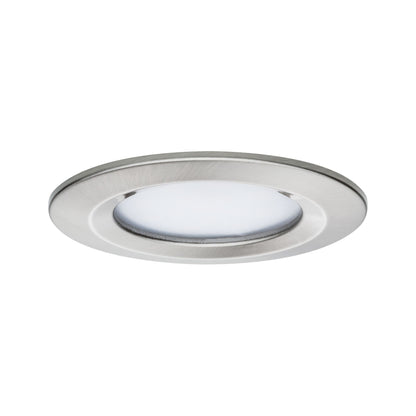 Paulmann LED Einbauleuchte Nova Coin IP44 rund 78mm  RGBW+ 3x6W 3x500lm 230V Eisen gebürstet Aluminium