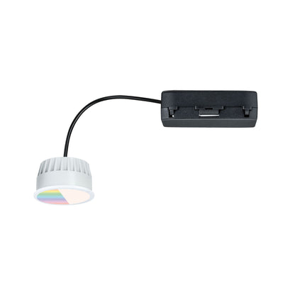 Paulmann LED Modul Einbauleuchte RGBW Coin   50mm  Coin 6W 500lm 230V dimmbar 2200 - 6500K Satin
