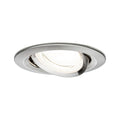 Paulmann LED Einbauleuchte Nova Einzelleuchte Coin  rund 84mm 50° 2,8W 505lm 230V  4000K Eisen gebürstet