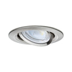 Paulmann LED Einbauleuchte Nova 3er-Set Coin  rund 84mm 50° 3x2,8W 3x505lm 230V  4000K Eisen gebürstet