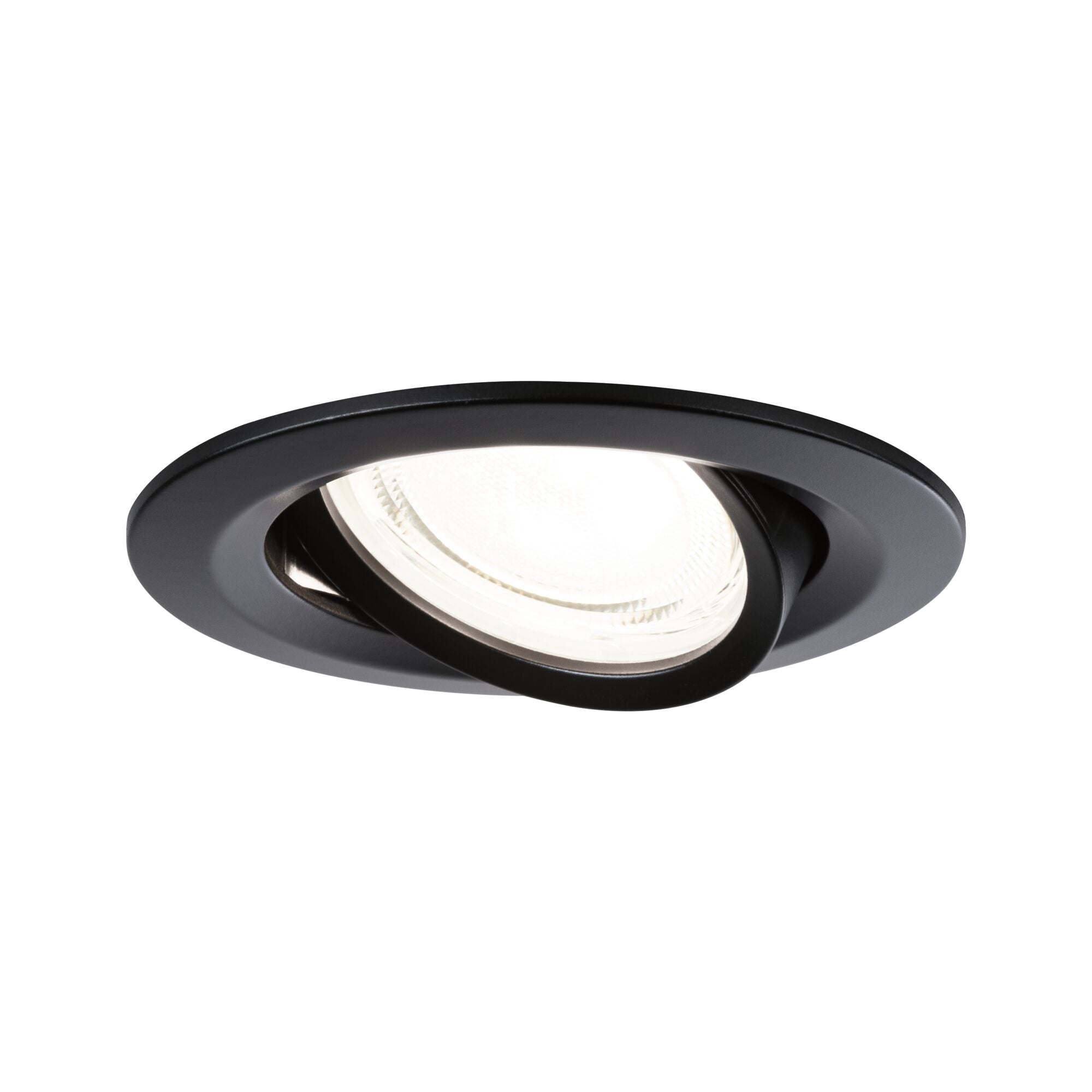 Paulmann LED Einbauleuchte Nova 3er-Set Coin  rund 84mm 50° 3x2,8W 3x505lm 230V  4000K Schwarz matt