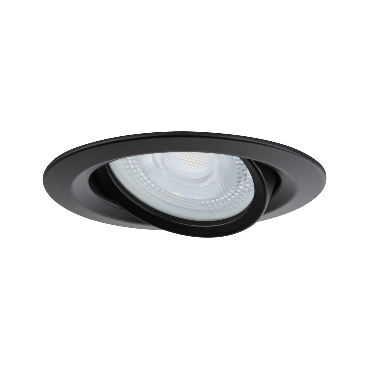Paulmann Einbauleuchte Nova Plus  schwenkbar IP65 rund 93mm 30° GU5,3 / GU10 max. 35W  230/12V dimmbar  Schwarz matt