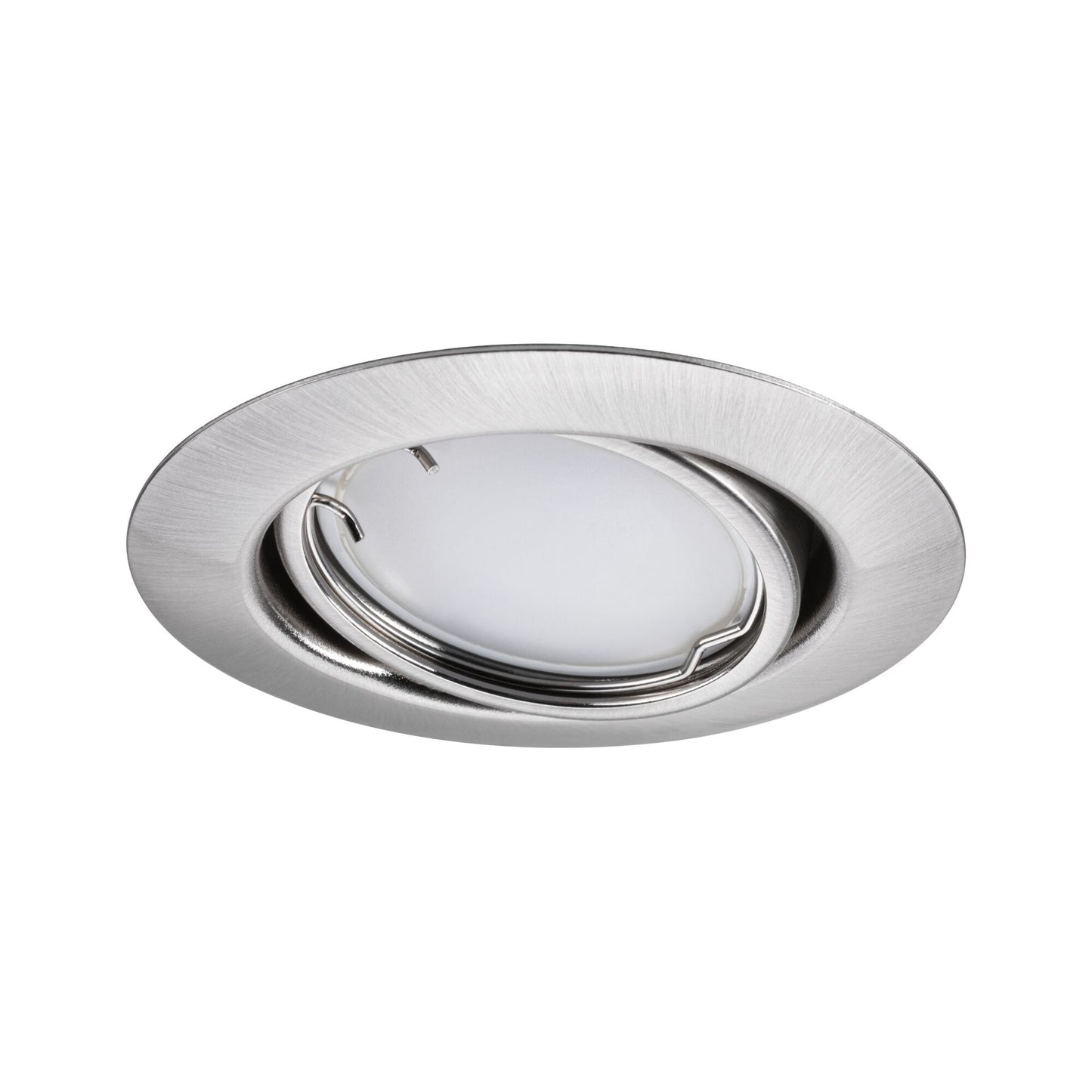 Paulmann LED Einbauleuchte Base Basisset schwenkbar Smart Home Zigbee Coin  rund 90mm 20°  3x4,9W 3x420lm 230V dimmbar RGBW+ Eisen gebürstet