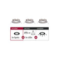 Paulmann EBL Choose 3er Spot starr max 3x10W 230V 51mm Eisen geb Alu