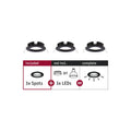 Paulmann EBL Choose 3er Spot starr max 3x10W 230V 51mm Schwarz matt Alu