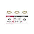 Paulmann EBL Choose 3er Spot starr max 3x10W 230V 51mm Messing geb Alu