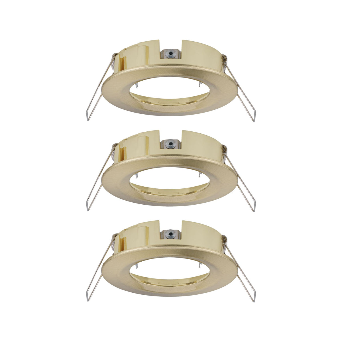 Paulmann EBL Choose 3er Spot starr max 3x10W 230V 51mm Messing geb Alu