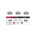 Paulmann EBL Choose 3er Spot schwenkbar max 3x10W 230V 51mm Eisen geb Alu