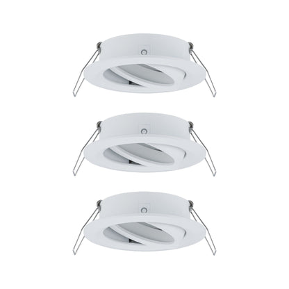 Paulmann EBL Choose 3er Spot schwenkbar max 3x10W 230V 51mm Weiß matt Alu
