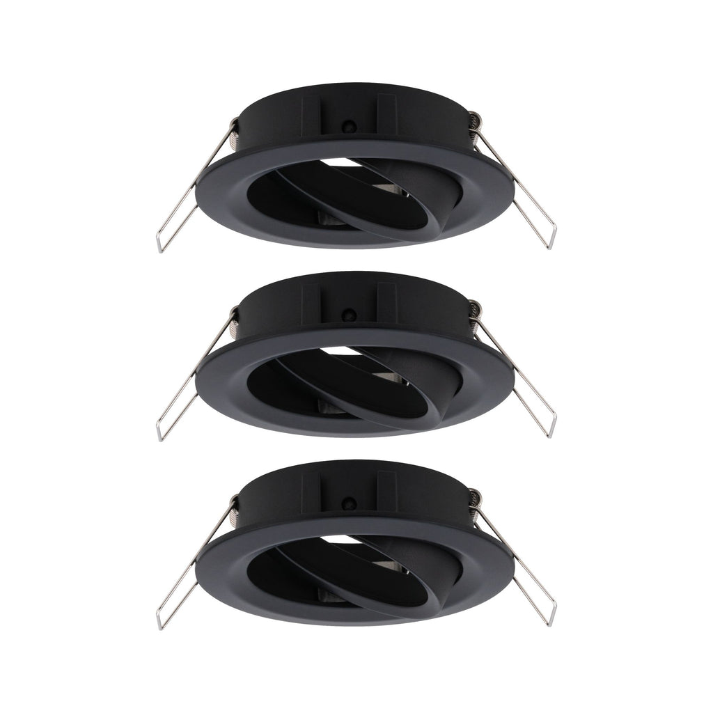 Paulmann EBL Choose 3er Spot schwenkbar max 3x10W 230V 51mm Schwarz matt Alu