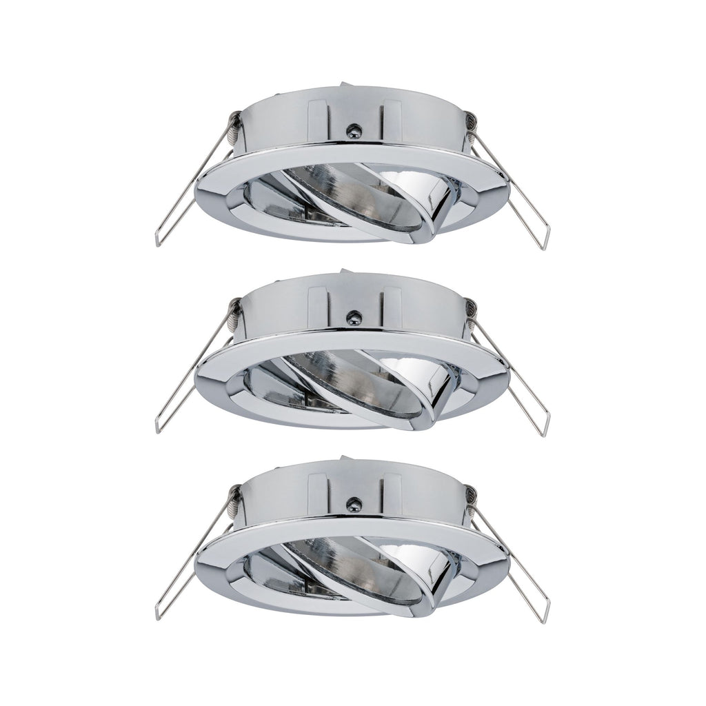 Paulmann EBL Choose 3er Spot schwenkbar max 3x10W 230V 51mm Chrom Alu
