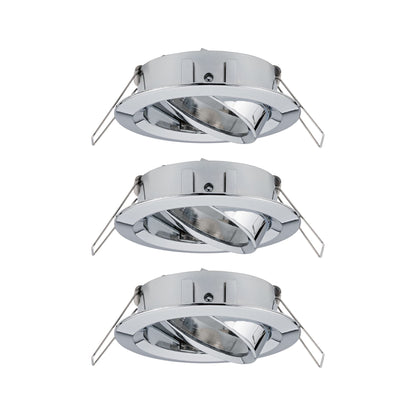 Paulmann EBL Choose 3er Spot schwenkbar max 3x10W 230V 51mm Chrom Alu