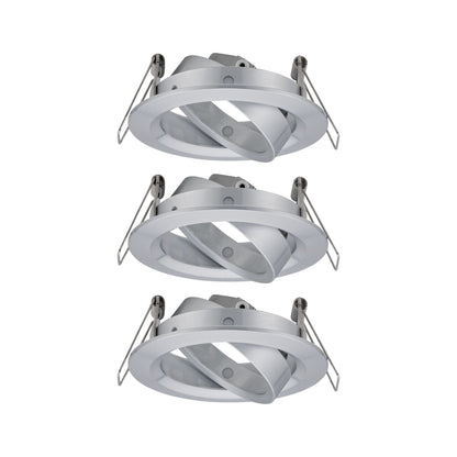 Paulmann EBL Choose 3er Spot schwenkbar max 3x10W 230V 51mm Alu gedr Alu