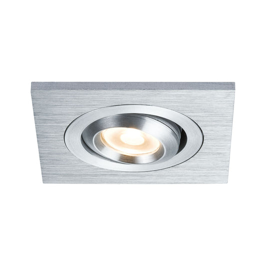 Paulmann Premium EBL Set Drilled Alu LED eckig schwb. 3x3W 700mA 60x60mm Alu geb./Alu
