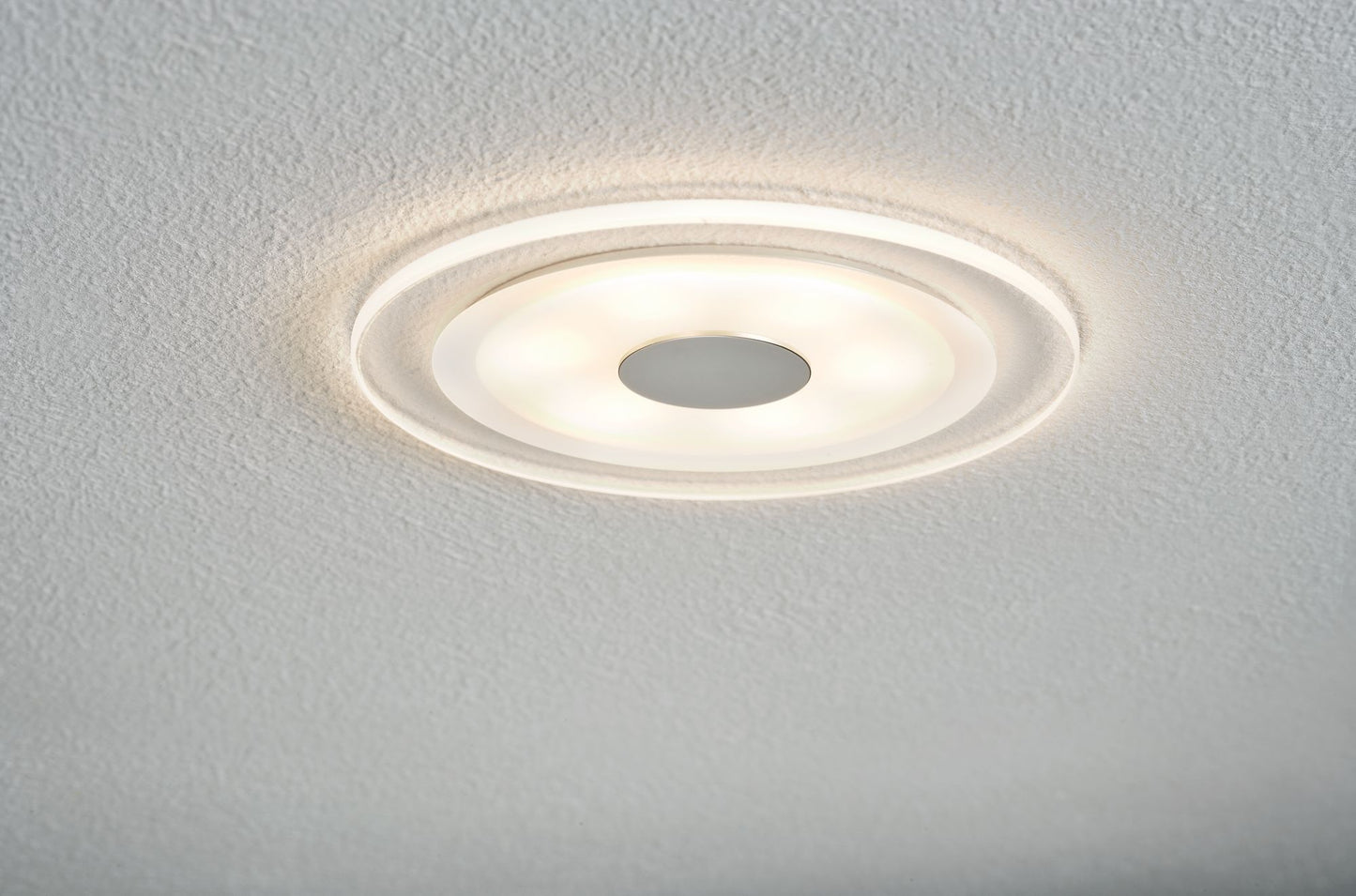 Paulmann Premium EBL Set Whirl rund LED 3x6W 18VA 150mm Alu gedreht/Satin Alu/Acryl