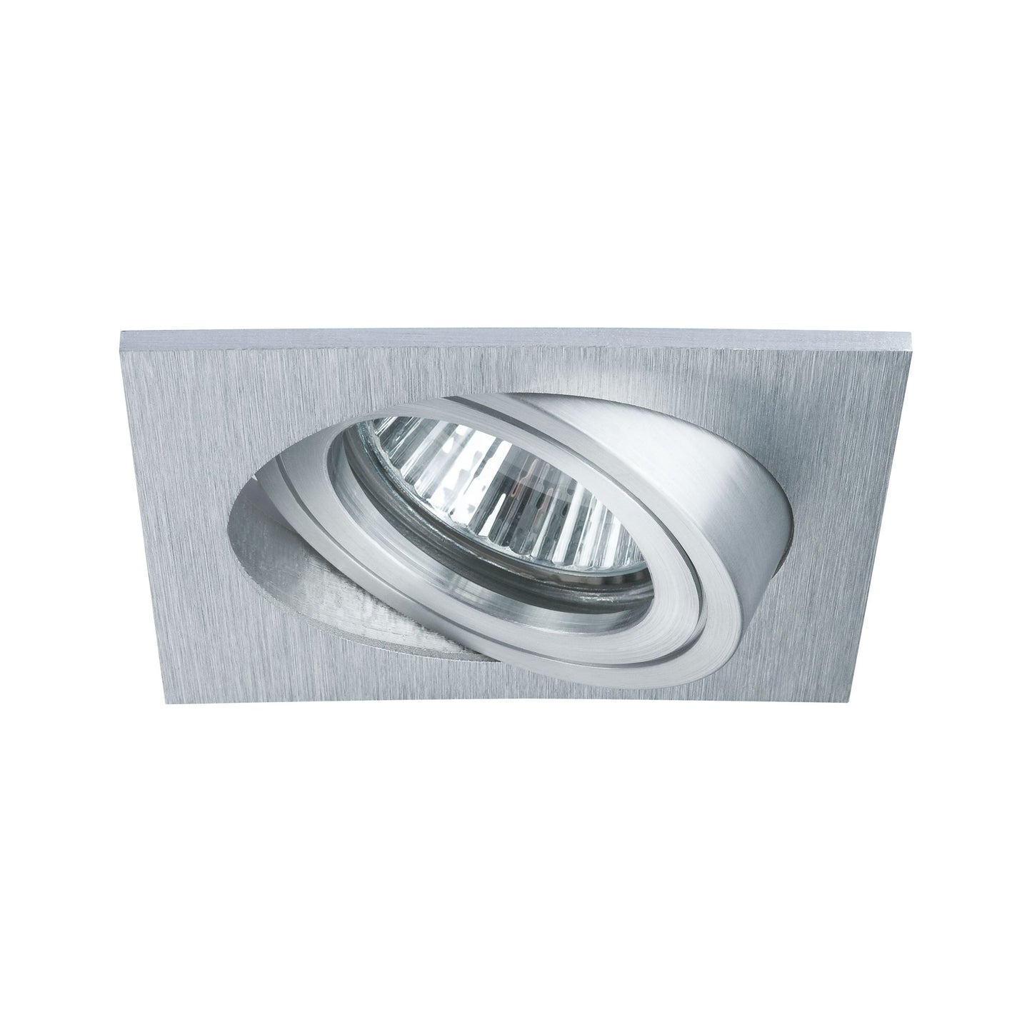 Paulmann Premium EBL Set Drilled Alu eckig schwb. 3x40W 230V GU10 51mm Alu geb