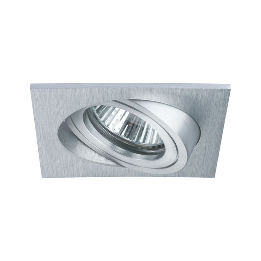 Paulmann Premium EBL Set Drilled Alu eckig schwb. 3x40W 230V GU10 51mm Alu geb
