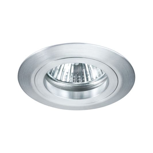 Paulmann Premium EBL Drilled Alu rund starr max.1x40W 230V GU10 51mm Alu gedreht