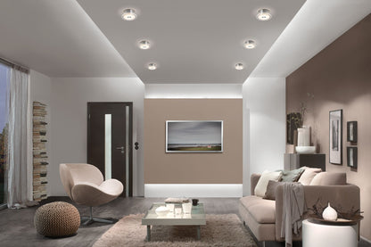 Paulmann Premium ABL Set Whirl rund LED 1x6W 9VA 150mm Alu gedreht/Satin AluAcryl