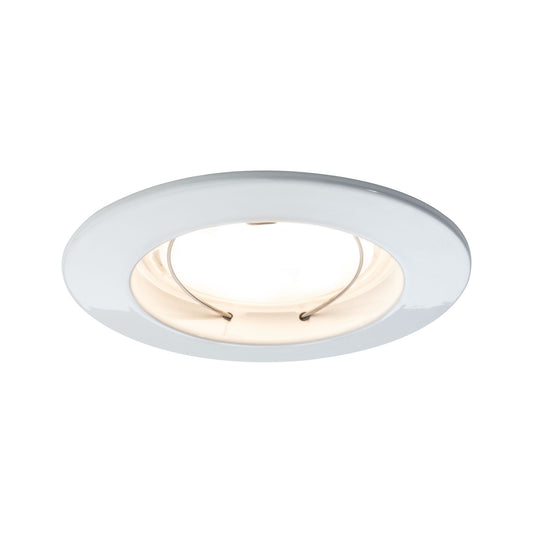 Paulmann Premium EBL Set Coin sat rund starr LED 3x6,8W 2700K 230V 51mm Weiß m/Alu Zink