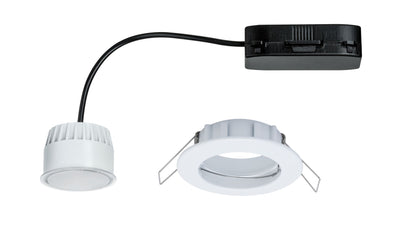 Paulmann Premium EBL Set Coin sat rund starr LED 3x6,8W 2700K 230V 51mm Weiß m/Alu Zink