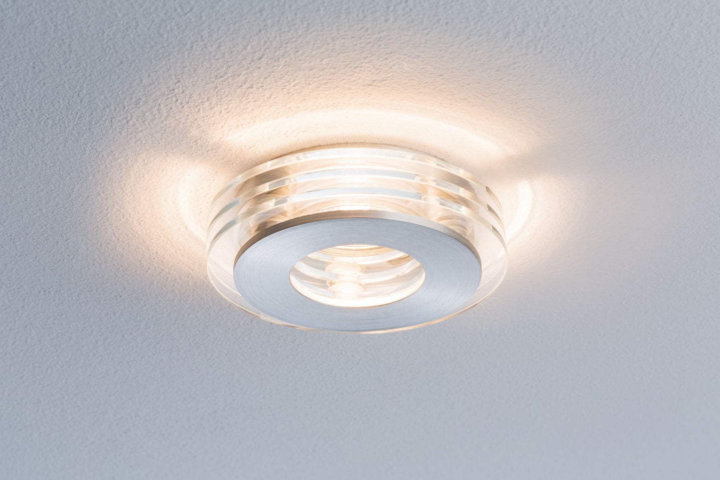 Paulmann Premium EBL Set Shell LED 3x3,5W 230V GU10 100mm Alu geb./Glas