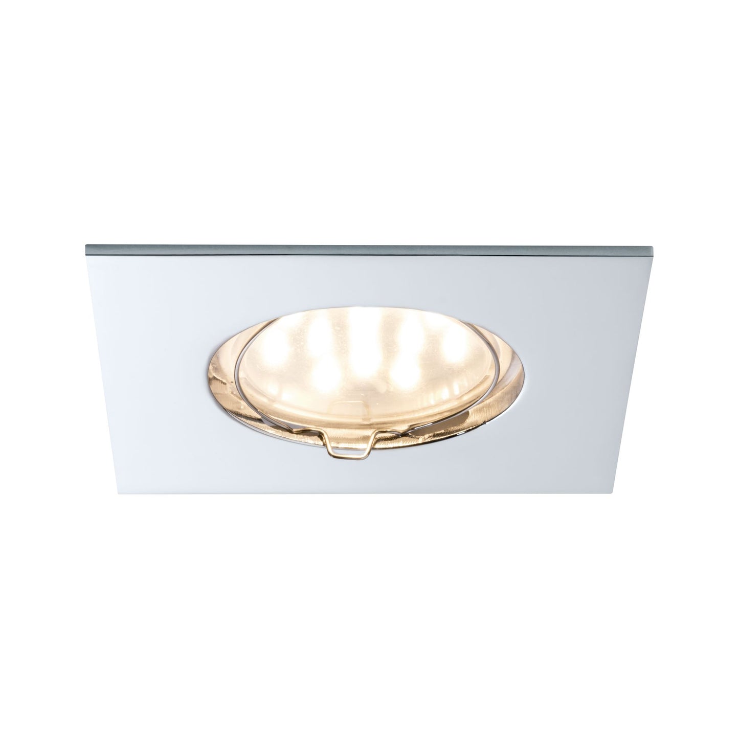 Paulmann Premium EBL Set Coin eckig starr LED 3x6,8W 2700K 230V 51mm Chrom/Alu Zink