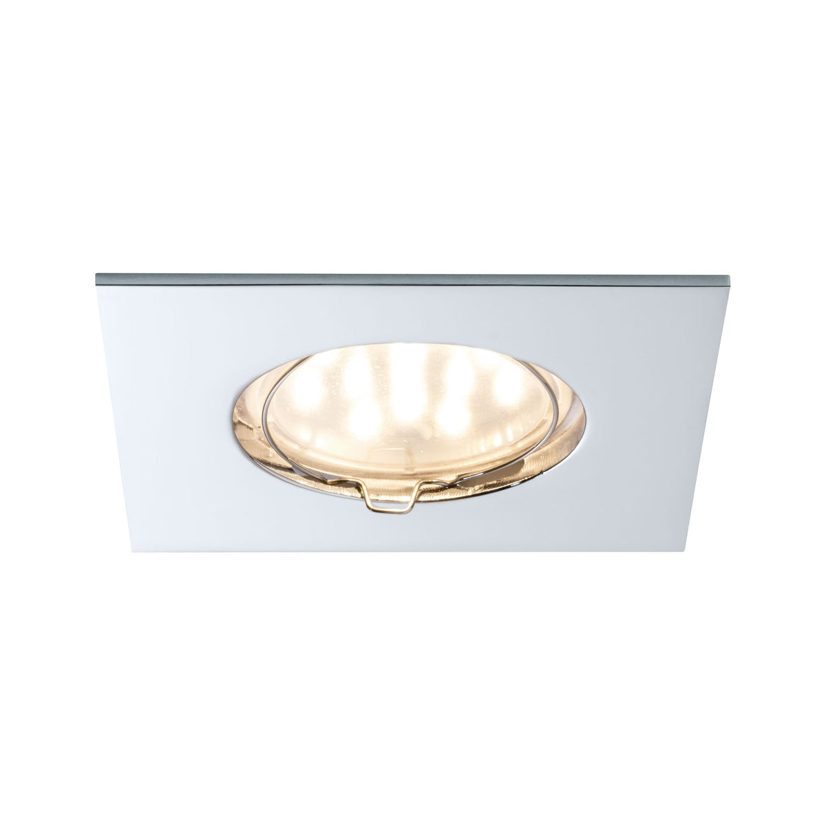 Paulmann Premium EBL Set Coin eckig starr LED 3x6,8W 2700K 230V 51mm Chrom/Alu Zink