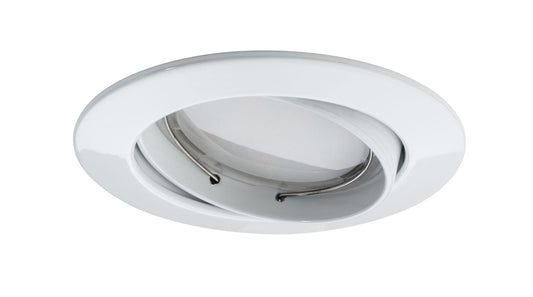 Paulmann Premium EBL Set Coin sat rund schwb LED 3x6,8W 2700K 230V 51mm Ws matt/Alu Zink