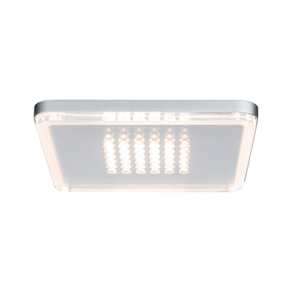 Paulmann Premium EBL Set Panel Shower eckig LED 1x10W 2700K 230V 210mm Chrom matt/Alu