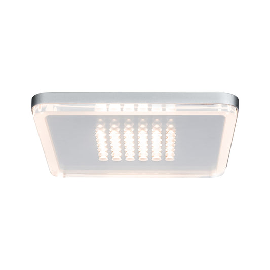 Paulmann Premium EBL Set Panel Shower eckig LED 1x10W 2700K 230V 210mm Chrom matt/Alu