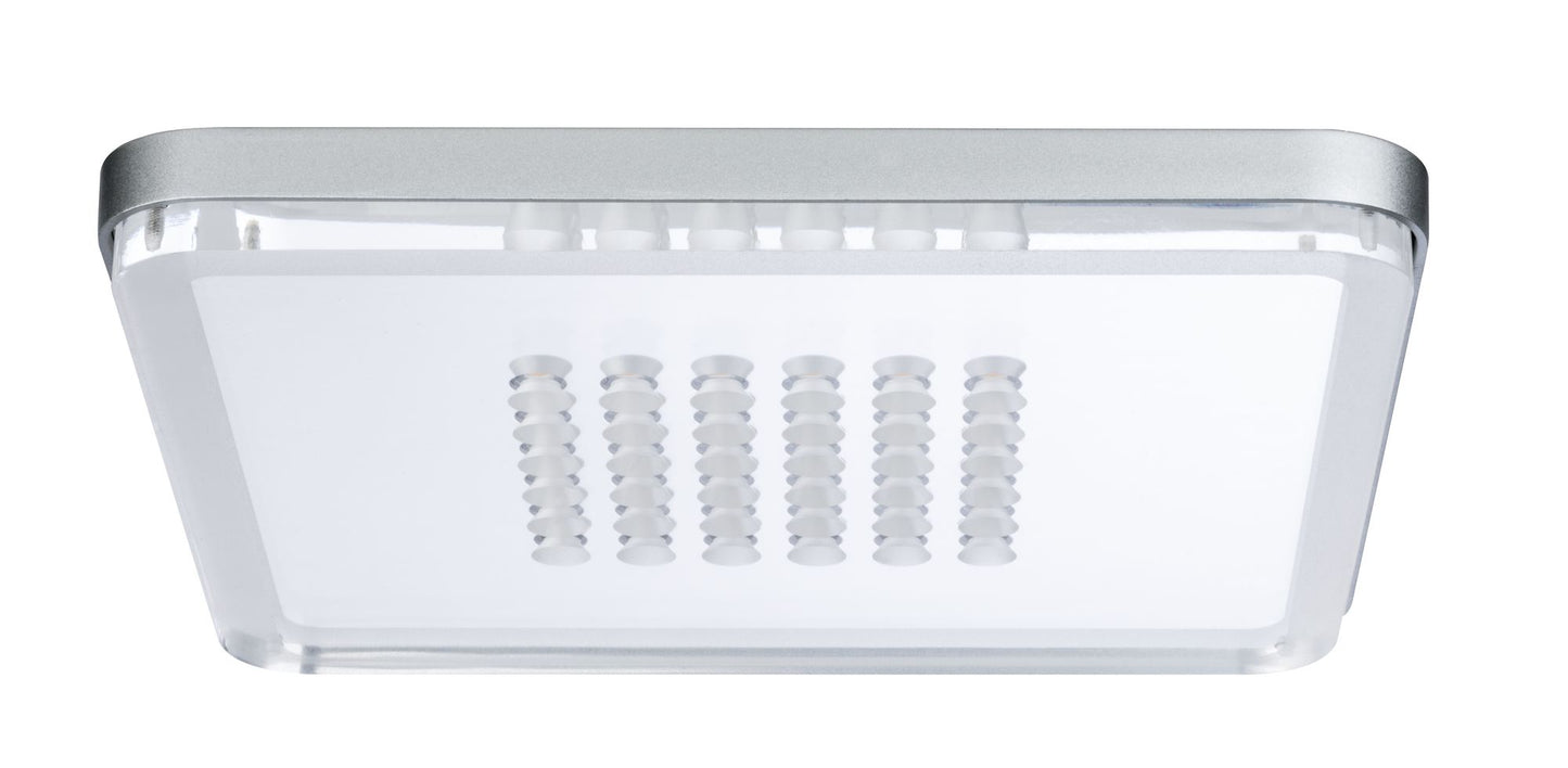 Paulmann Premium EBL Set Panel Shower eckig LED 1x10W 2700K 230V 210mm Chrom matt/Alu