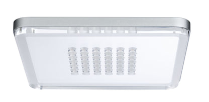 Paulmann Premium EBL Set Panel Shower eckig LED 1x10W 2700K 230V 210mm Chrom matt/Alu