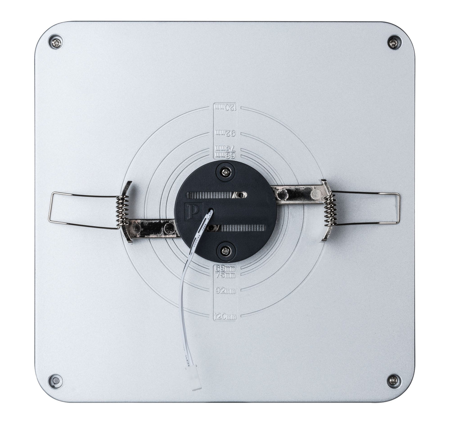 Paulmann Premium EBL Set Panel Shower eckig LED 1x10W 2700K 230V 210mm Chrom matt/Alu