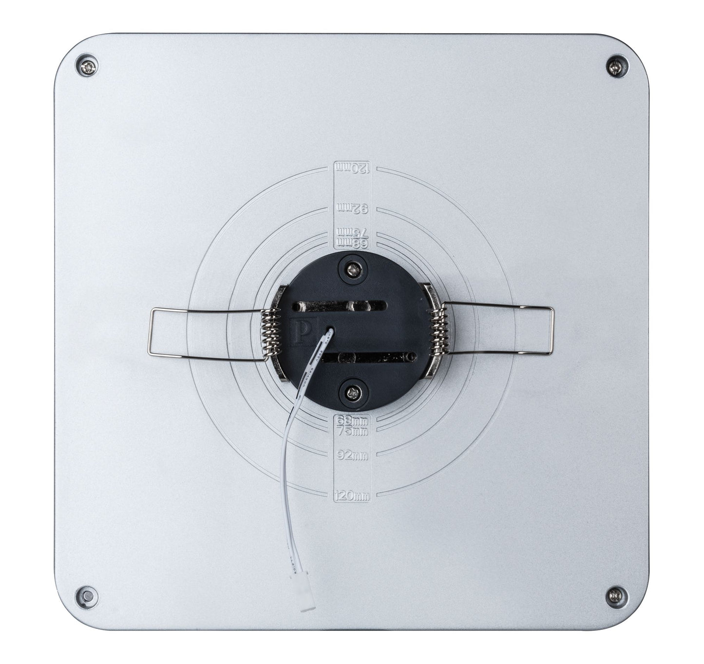 Paulmann Premium EBL Set Panel Shower eckig LED 1x10W 2700K 230V 210mm Chrom matt/Alu