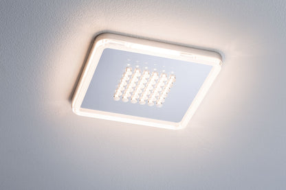 Paulmann Premium EBL Set Panel Shower eckig LED 1x10W 2700K 230V 210mm Chrom matt/Alu