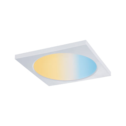 Paulmann Prem EBL Set Panel IP65 eck 3step white 1x9W 230/12V 180x180mm Weiß matt/Kunstst