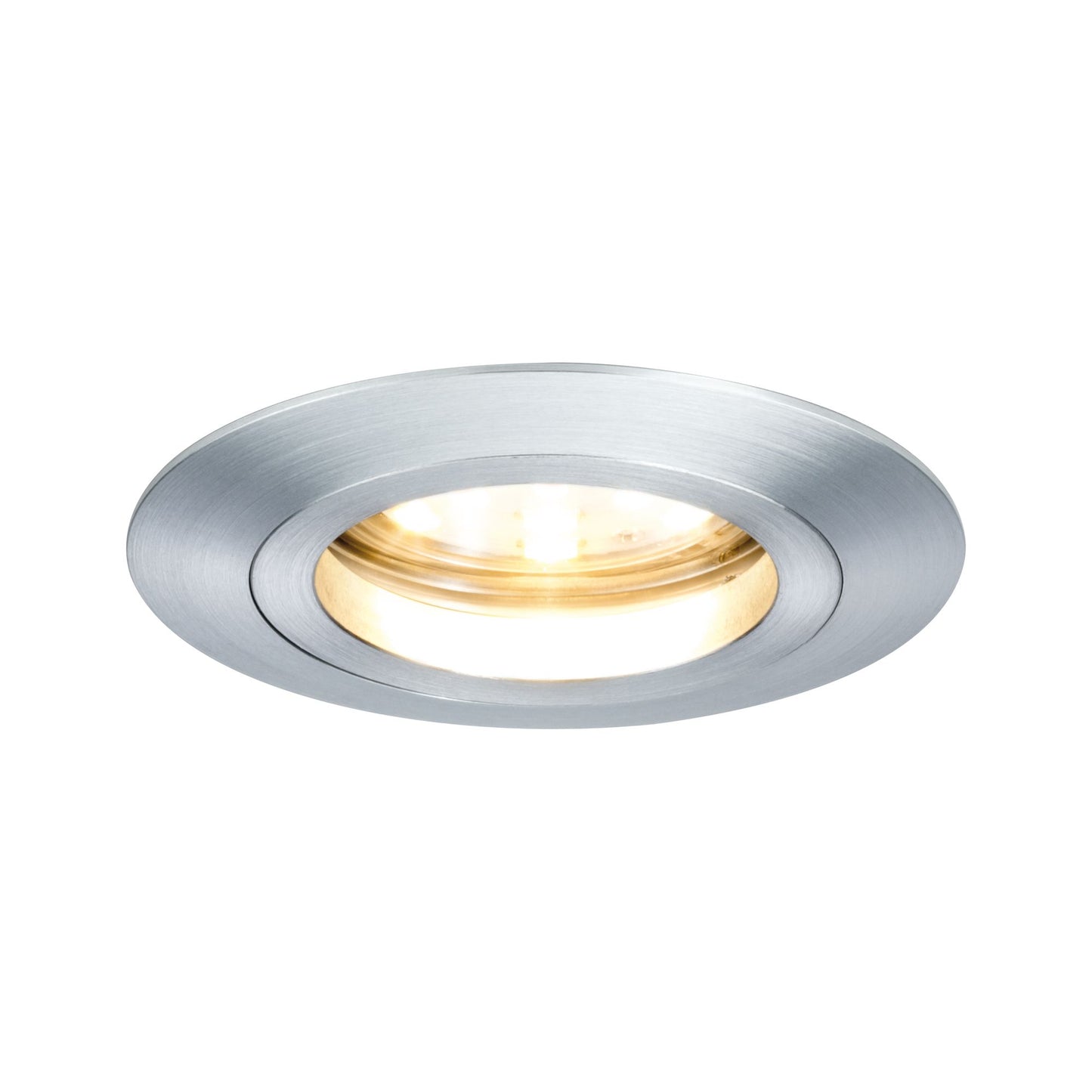 Paulmann Premium EBL Set Coin dim klr rund st LED 3x7W 2700K 230V 51mm Alu ged/Alu Zink