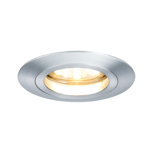 Paulmann Premium EBL Set Coin dim klr rund st LED 3x7W 2700K 230V 51mm Alu ged/Alu Zink