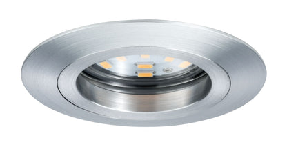 Paulmann Premium EBL Set Coin dim klr rund st LED 3x7W 2700K 230V 51mm Alu ged/Alu Zink